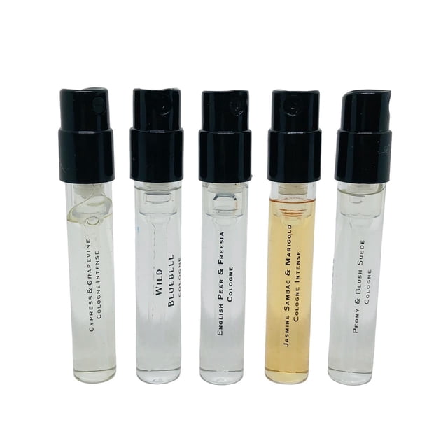 Set de 5 frascos de muestra de fragancia de Perfume Jo Malone London, 1,5 ml