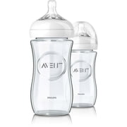 Philips Avent Natural Bottles Feeding Glass Bottle - 4 Pack, 8 oz