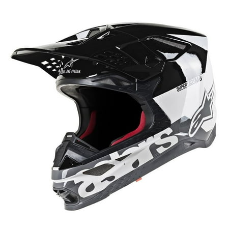 Alpinestars 2019 Supertech M8 Radium MX MIPS Helmet - White/Black/Grey -