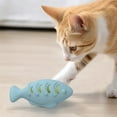 thumbnail image 4 of OAVQHLG3B 3Pcs Cat Toys for Indoor Cats, Fish Shape Chew Catnip Toys for Teeth Clean, Food Grade Silicone Cat Enrichment Toy, Interactive Kitten Teething Toys, 4 of 6