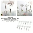 thumbnail image 4 of 12 Pack Metal Note Holder, Dual Side Card Holder Clips Memo Display Clamp with Strong Grip Table Sign Holder Memo Clip Card Paper Menu Clip for Photo,Memo,Banquet,Wedding, 4 of 7