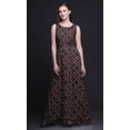 thumbnail image 3 of Bimba Robe Longue Maxi Teinture sur Nœuds pour Femmes, Col Rond, Imprimée, Robe de Soirée - XX-Grand, 3 of 6