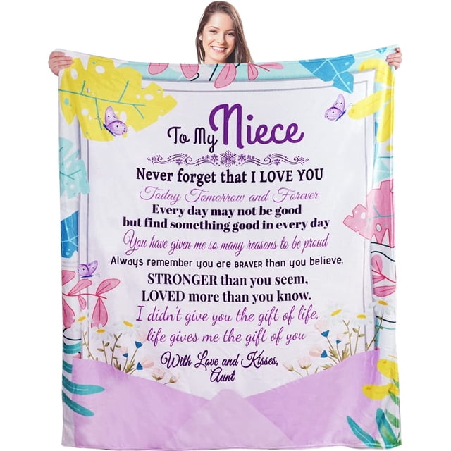 LHSHID Mother in Law Blanket Mother in Law Gifts from Daughter in Law White Throw Blankets Cozy Soft Floral Mother in Law Plush Blanket Birthday for Mother in Law 30x40in