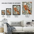 thumbnail image 3 of Artery8 Red Kite on Tree Branch Watercolour Portrait Living Room Large Wall Art Poster Print Thick Paper 18X24 Inch, 3 of 5