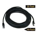 thumbnail image 4 of iMBAPrice 25 feet Cat5e Network Ethernet Patch Cable - Black, 10 Pack, 4 of 4