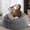 Light Gray, variant on 4-foot large memory cotton bean bag lazy sofa with built-in filling, thick velvet, removable washable bean bag chair for adults and teenagers, living room, bedroom, leisure lazy lounge chair