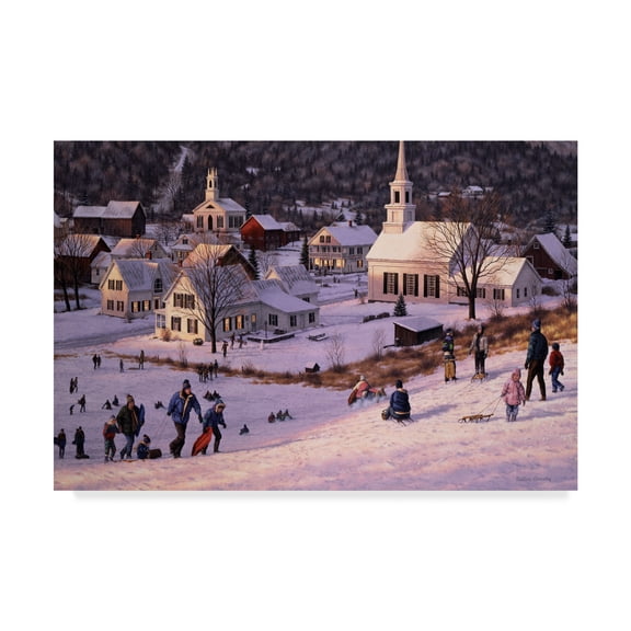 Trademark Fine Art 'Hillside Flyers' Canvas Art by William Breedon