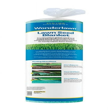 Barenbrug Wonderlawn 25 lb Grass Seed Blanket, Mixed Grass, Partial Shade/Sun, 25 sq ft Coverage