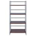 thumbnail image 2 of Winsome Wood Isa 4-Tier Shelf, Graphite & Walnut Finish, 2 of 8