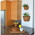 thumbnail image 3 of Kouboo Lakeside Collection Handles Rattan Storage Basket Brown, 3 of 8