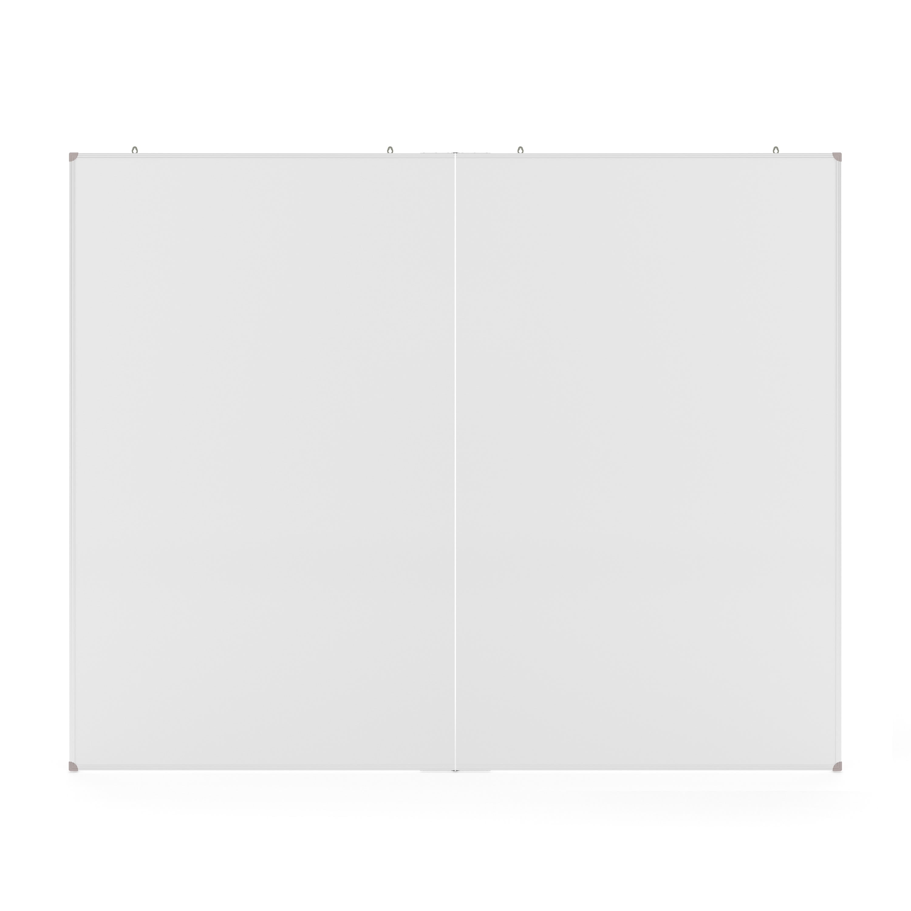 Emma + Oliver 60" x 48" Dry Erase Board for Wall with Aluminum Whiteboard Frame and Removable Marker Tray, 3 Markers, 1 Eraser, 6 Magnets Included