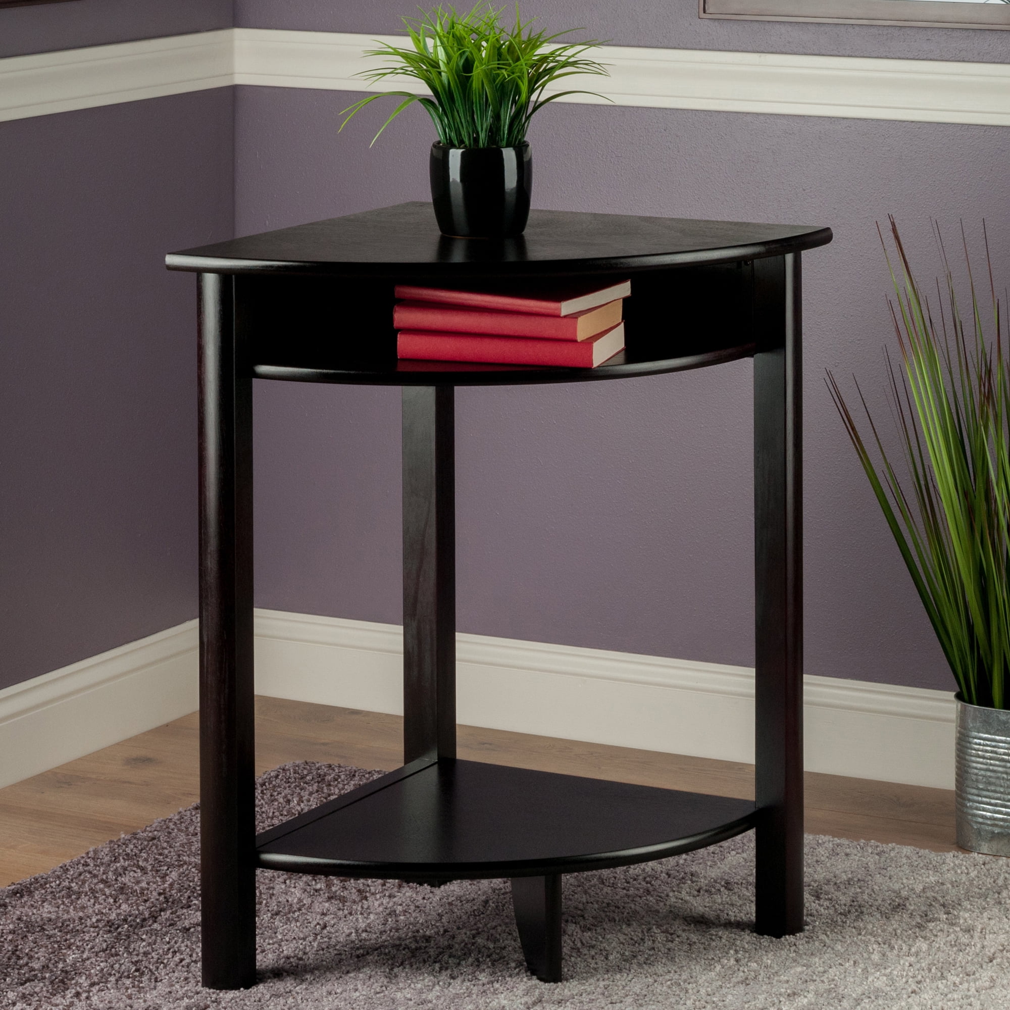 Narrow corner table discount