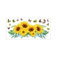 thumbnail image 2 of Calcomanía de pared de girasol - Pegatinas de girasoles impermeables Palo de pared de flores amarillas para sala de estar Dormitorio Cocina Decoración de fondo, 2 of 5