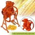 thumbnail image 2 of Hand Corn Sheller, Heavy Duty Shelling Machine, Manual Corn Thresher eavy Duty Iron Corn Shelling Machine for Small Farm and Household Usage, orange, 2 of 9