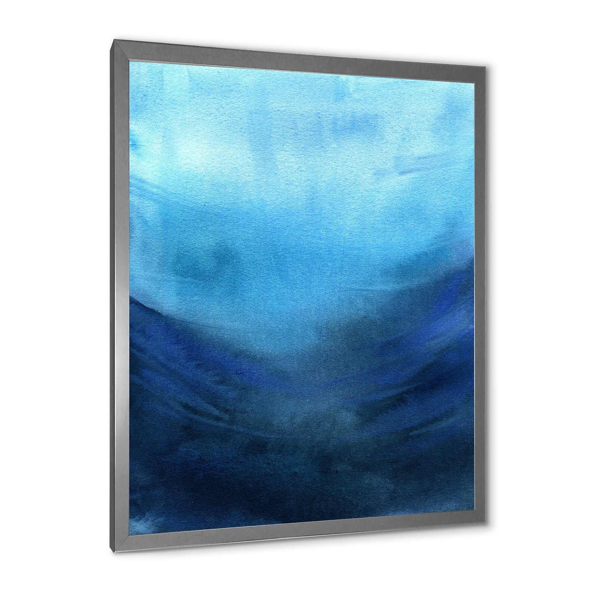 Designart 'Aquatic Underwater Compostion' Nautical & Coastal Framed Art Print