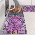 thumbnail image 2 of Kitchen Rugs Sets Of 2,Multicolor Paisley and Floral Pattern Anti Fatigue Kitchen Mat Rugs Non Slip Washable,Decorative Kitchen Floor Mats for Kitchen,Sink,Laundry,17"X47", 2 of 5