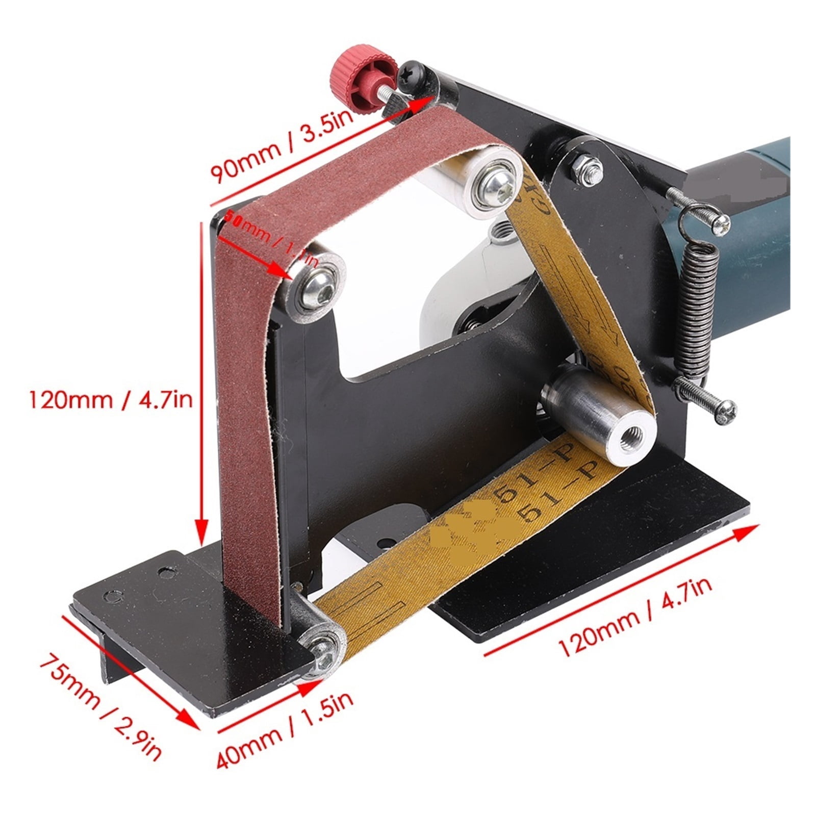 Multifunctional Iron Angle Grinder Belt Sander Accessories of Sanding Machine Grinding Polishing Machine ,High Dust Collection Efficiency