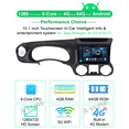 thumbnail image 3 of 10'' 4+64GB Android 13 Car Radio Stereo Carplay for Jeep Wrangler JK 2015-2017 GPS Navi WIFI BT DSP, 3 of 13