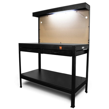 Wen 48 Inch Workbench With Power Outlets And Light Wb4723