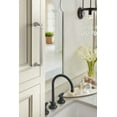 thumbnail image 2 of Amerock Cowrie 6-5/16 inch (160mm) Center-to-Center Satin Nickel Cabinet Pull, 2 of 6
