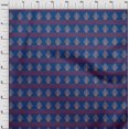 thumbnail image 3 of oneOone Cotton Silk Fabric Chevron & Tree Block Print Fabric By The Yard 42 Inch Wide, 3 of 4