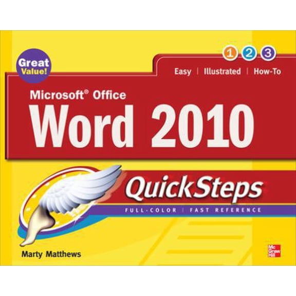 Pre-Owned Microsoft Office Word 2010 Quicksteps (Paperback) by Marty Matthews
