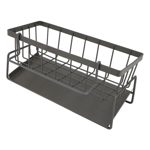 Soporte Para Esponja Para Fregadero De Cocina, Organizador Dispensador De Acero Al Carbono Resistente Con Colgador Desmontable Para Cocina Y