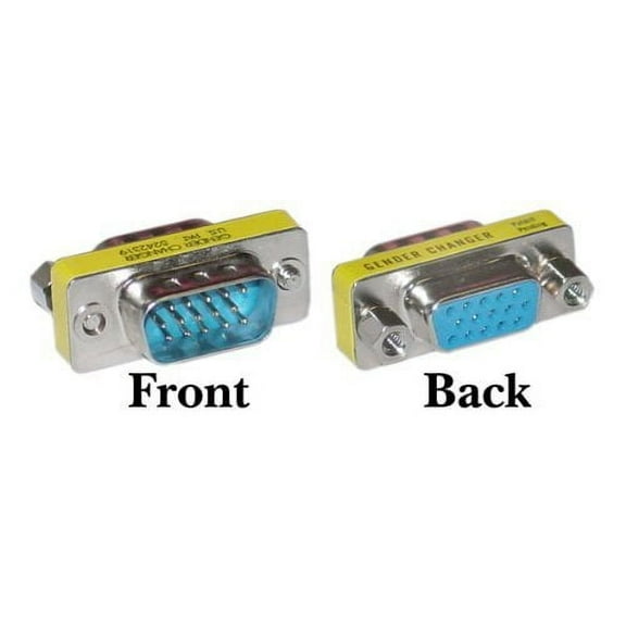 VGA DB15 Male to Female Gender Changer Adapter