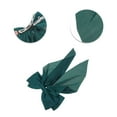 thumbnail image 3 of Unique Bargains 1 Pc Bow Ribbon French Barrette Hair Clips for Home Blackish Green, 3 of 5