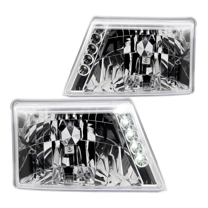 SpecD Tuning SMD Led Headlights for 19982000 Ford Ranger Head Light