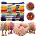 thumbnail image 1 of Colorful Ropes Beads Kit for Bracelet Making Kit for Girls Kids Friendship, 1 of 8