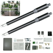Electric Arm Dual Swing Gate Opener Up to 662 lb DC Automatic Motor Remote Kit Electric Dual Swing Gate Opener Automatic Sliding Gate Opener W/ Remote Control Automatic Heavy Duty Arm Dual Swing Gate