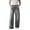 #+003Gray, variant on Hogleaql Womens Jeans - High Waisted Straight Legg Fashion Lightweight Stretchy Straight Leg Button Denim Jeans with Pockets Baggy Trousers Dark GrayM