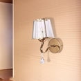 thumbnail image 3 of Aplique de pared Bling, iluminación de mesita de noche E27 con pantalla, para interiores EstiloG, 3 of 7