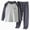 L101-Grey, variant on CAUYDYBoys Girls Soft Cotton Sleepwear Set Long Sleeve Pajamas with Pants 2PCS Kids Comfort Loungewear Cute Nightwear Set(L101-Grey,14-15 Y)