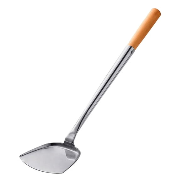 Volteador Para Wok De Acero Y Mango De Madera 46 Cm Vencort