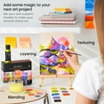 thumbnail image 2 of Arteza Acrylic Paint, Iridescent Finish, 2 fl oz Bottles, 10 Pack, 2 of 7