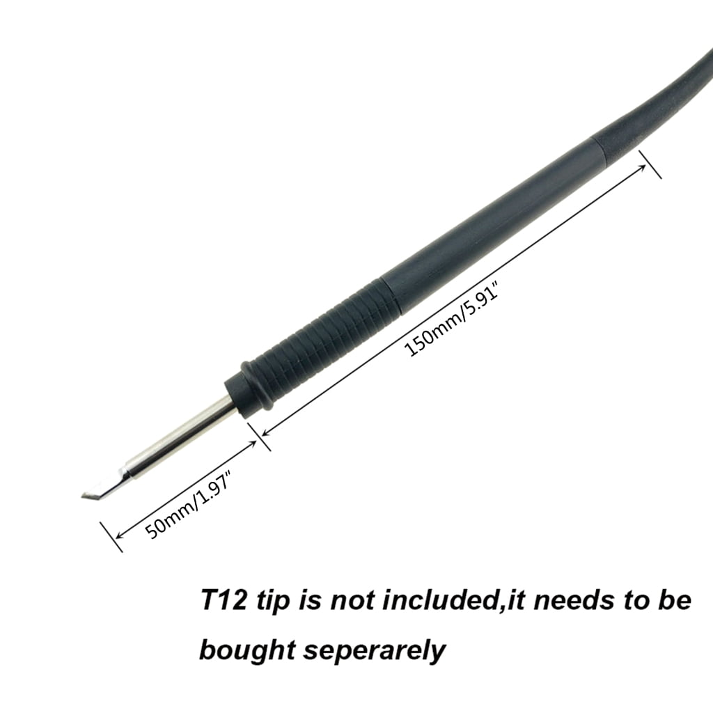 for KSGER T12 S1 Soldering Iron Handle High Temperature Resistant for S1 Welding Station Soldering Iron Handle Grip