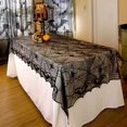 thumbnail image 2 of Halloween Lace Spider Web Black Bat Fireplace Mantel Scarf Tablecloth Runner, 2 of 4