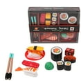 thumbnail image 4 of Kitchen Toys Pretend Food Playset - Simulation Sushi in Food Tray - for Children, 4 of 7