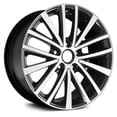 thumbnail image 3 of Aluminum Wheel Rim 17 inch for Volkswagen Jetta 15-16 5 Lug Black, 3 of 5