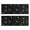Black Star Moon, variant on Kitchen Rugs Sets Of 2,Black Dancing Skeleton Pattern Anti Fatigue Kitchen Mat Rugs Non Slip Washable,Decorative Kitchen Floor Mats for Kitchen,Sink,Laundry,17"X47"