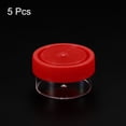 thumbnail image 3 of Uxcell 20mL Tazas de Muestra Contenedores a Prueba de Fugas con Tapa de Tornillo para Laboratorio Hogar Rojo 5 Paquete, 3 of 6