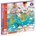 thumbnail image 1 of Hape : 2-In-1 World Tour Puzzle & Game 105 Pcs, 1 of 4