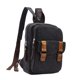 thumbnail image 5 of Mochila informal de lona para exteriores, bolso para senderismo, viajes, deportes al aire libre, trabajo, mujeres negro, 5 of 8