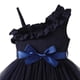 thumbnail image 5 of Vestido de Fiesta de Niñas Pendiente Hombro Mariposa Impresión Maxi con Cintura, 3D Adornado Vestido de Niño Pequeño para Vacaciones Y Ocasiones Especiales, 5 of 5