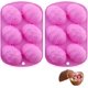 thumbnail image 1 of 2 moldes para huevos de Pascua, moldes para pasteles de gel de sílice con forma de huevo de Pascua, bandeja para chocolate, suministros de cocina, bandeja para chocolate, dulces y cubitos de hielo, m, 1 of 5