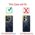 thumbnail image 2 of Phone Case for ATT Motivate Pro 2, with Screen Protector, by OneToughShield - Marble/Camo, 2 of 5