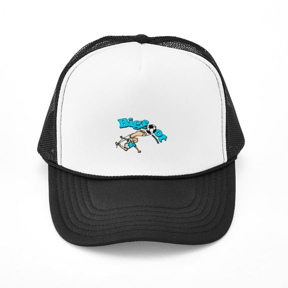CafePress - Bigfoot Soccer - Adjustable Unisex Printed Trucker Hat with Mesh Back