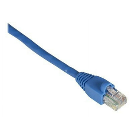UPC: 0822088021056 | Black Box GigaBase 350 – Crossover cable – RJ-45 (M) to RJ-45 (M) – 10 ft – UTP – CAT 5e – booted  snagless  stranded – blue